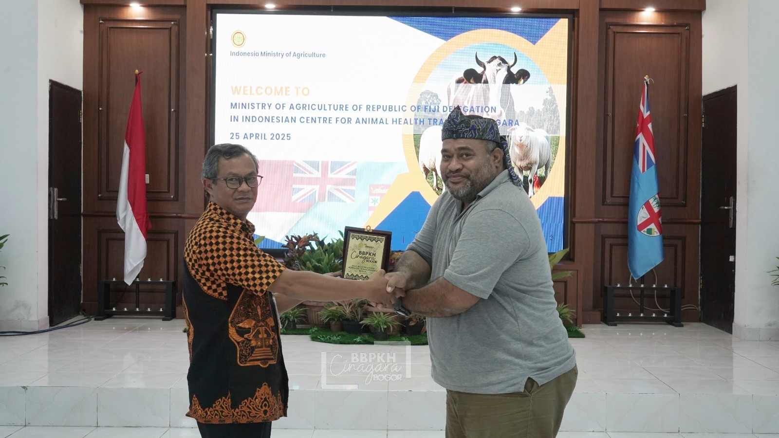 Diplomasi Lewat Peternakan: BBPKH Cinagara Jadi Magnet Inovasi untuk Fiji