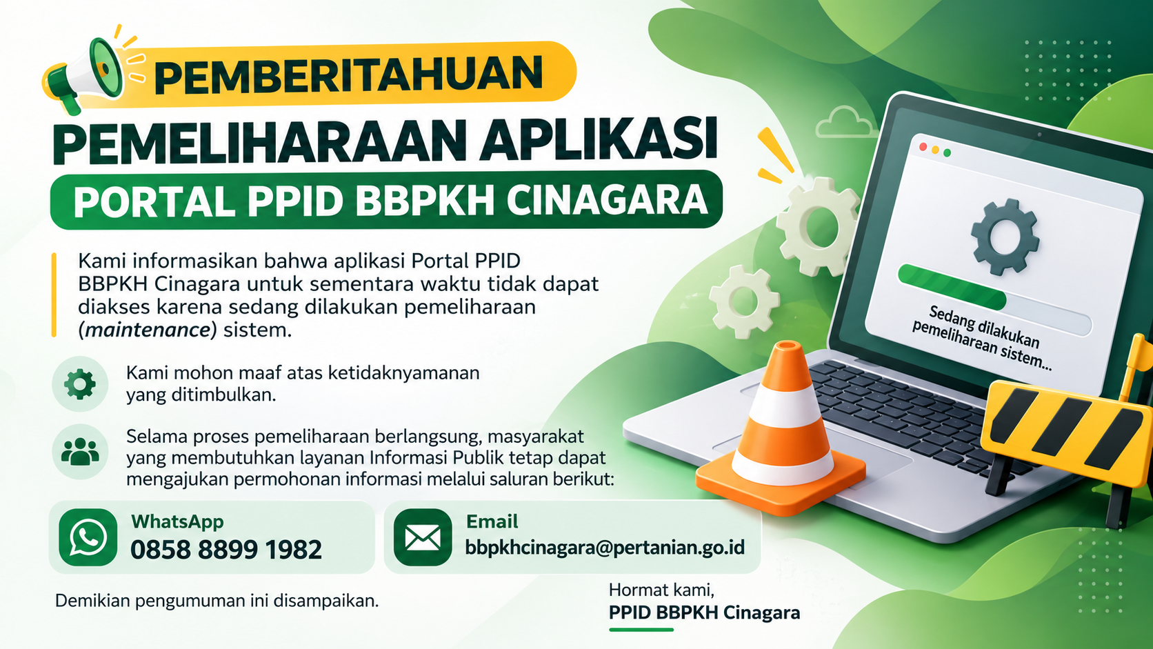 Maintenance Portal PPID